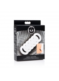 Комплект из 6 прозрачных эрекционных колец Ring Master Custom Ball Stretcher Kit - XR Brands - в Брянске купить с доставкой