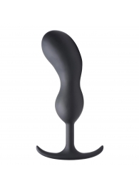 Черный массажер простаты с утяжелителями Premium Silicone Weighted Prostate Plug XL - 20,8 см. - XR Brands - в Брянске купить с доставкой