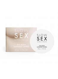 Массажная свеча для всего тела Slow Sex - 50 гр. - Bijoux Indiscrets - купить с доставкой в Брянске