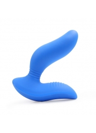Синий вибромассажер простаты 3,5’’ Curve P-spot Massager - 12 см. - Erokay - в Брянске купить с доставкой