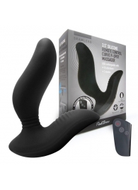 Черный вибромассажер простаты 3,5’’ Remote Control Curve P-spot Massager - 12 см. - Erokay - в Брянске купить с доставкой