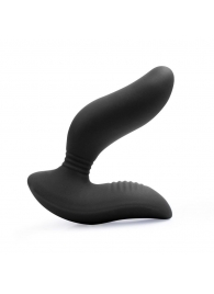 Черный вибромассажер простаты 3,5’’ Curve P-spot Massager - 12 см. - Erokay - в Брянске купить с доставкой