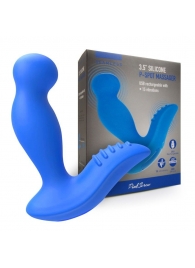 Синий вибромассажер простаты 3,5’’ P-spot Massager - 12,5 см. - Erokay - в Брянске купить с доставкой