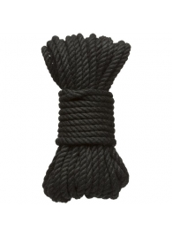 Черная верёвка для связывания и фиксации Bind Tie - 9,14 м. - Doc Johnson - купить с доставкой в Брянске