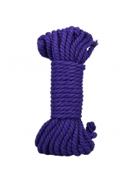 Фиолетовая верёвка для связывания и фиксации Bind Tie - 9,14 м. - Doc Johnson - купить с доставкой в Брянске
