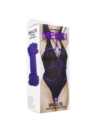 Фиолетовая верёвка для связывания и фиксации Bind Tie - 15,24 м. - Doc Johnson - купить с доставкой в Брянске