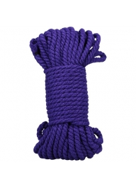 Фиолетовая верёвка для связывания и фиксации Bind Tie - 15,24 м. - Doc Johnson - купить с доставкой в Брянске