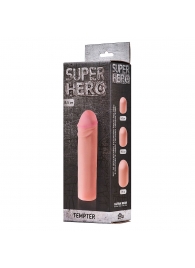 Фаллоудлинитель SUPER HERO Tempter - 16 см. - Lola Games - в Брянске купить с доставкой