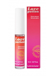 Возбуждающий блеск для губ Love Potion - 8 мл. - Love to Love - купить с доставкой в Брянске