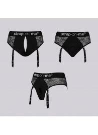 Трусики для фиксации насадок Strap-on-me Harness Lingerie Diva XS - Strap-on-me - купить с доставкой в Брянске