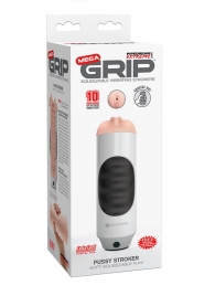 Мастурбатор-вагина Extreme Toyz Mega Grip Vibrating Stroker Mouth - Pipedream - в Брянске купить с доставкой