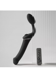 Черный безремневой вибрострапон Strap-On-Me Multi Orgasm Size XL - Strap-on-me купить в Брянске с доставкой в Orgasmix.ru Черный безремневой вибрострапон Strap-On-Me Multi Orgasm Size XL - Strap-on-me - купить с доставкой в Брянске