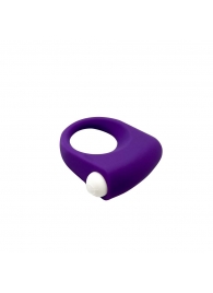 Фиолетовое эрекционное кольцо Puggle Vibrating Ring with Bullet - Adrien Lastic - в Брянске купить с доставкой