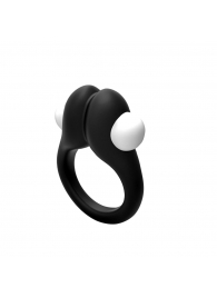 Черное эрекционное кольцо Zippy Vibrating Ring With Bullet - Adrien Lastic - в Брянске купить с доставкой