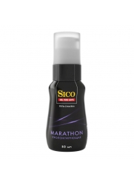 Пролонгирующая гель-смазка Sico Marathon - 50 мл. - Sico - купить с доставкой в Брянске