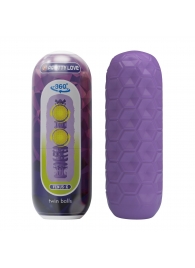 Фиолетовый мастурбатор Venus-X Twin balls - Baile - в Брянске купить с доставкой