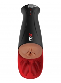 Мастурбатор-вагина в колбе с вибрацией Fuck-O-Matic Pro XL - Pipedream - в Брянске купить с доставкой