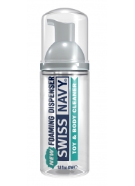 Очищающая пенка для игрушек и тела Toy   Body Cleaner Foamer - 47 мл. - Swiss navy - купить с доставкой в Брянске