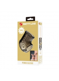 Дымчатая насадка на пенис и мошонку - Baile - в Брянске купить с доставкой