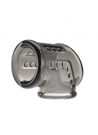 Дымчатая насадка на пенис и мошонку - Baile - в Брянске купить с доставкой