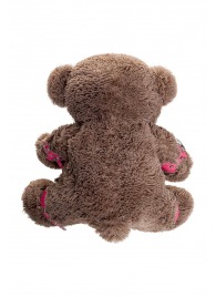 Бондажный набор: бурый мишка с розовыми оковами и наручниками - Pecado - купить с доставкой в Брянске