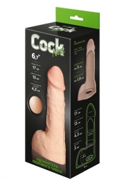 Телесный фаллоудлинитель с мошонкой Cock Next - 17 см. - LOVETOY (А-Полимер) - в Брянске купить с доставкой