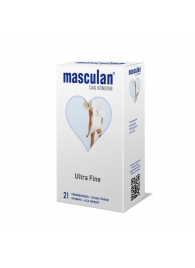 Особо тонкие презервативы Masculan Ultra Fine - 21 шт. - Masculan - купить с доставкой в Брянске