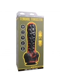 Черно-красная мини-машина на присоске Tendril Thruster - 21,6 см. - Doc Johnson - купить с доставкой в Брянске