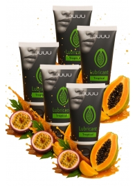 Набор из 5 съедобных лубрикантов JUJU со вкусом тропических фруктов - JuJu - купить с доставкой в Брянске Набор из 5 съедобных лубрикантов JUJU со вкусом тропических фруктов - JuJu - купить с доставкой в Брянске