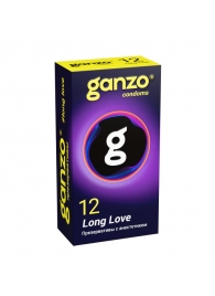 Презервативы с анестетиком для продления удовольствия Ganzo Long Love - 12 шт. - Ganzo - купить с доставкой в Брянске
