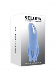 Голубой вибромассажёр Tentacle Tickler - Selopa купить в Брянске с доставкой в Orgasmix.ru Голубой вибромассажёр Tentacle Tickler - Selopa