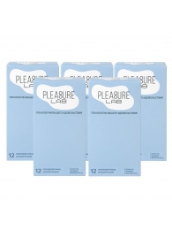 Набор из 5 упаковок ультратонких презервативов Pleasure Lab (по 12 шт.) - Pleasure Lab - купить с доставкой в Брянске