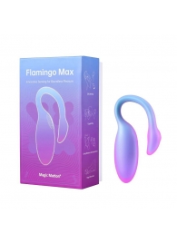 Голубой вибратор Flamingo Max - Magic Motion в Брянске Голубой вибратор Flamingo Max - Magic Motion