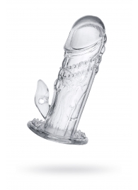 Прозрачная насадка на пенис Uco - 13 см. - A-toys - в Брянске купить с доставкой