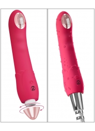 Малиновая насадка на душ с вибрацией Showers to orgasm - 20,1 см. - Orion - купить с доставкой в Брянске