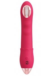 Малиновая насадка на душ с вибрацией Showers to orgasm - 20,1 см. - Orion - купить с доставкой в Брянске