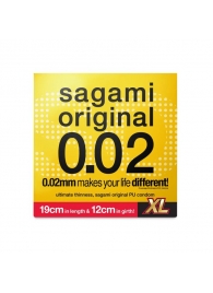 Презерватив увеличенного размера Sagami Original 0.02 XL-size - 1 шт. - Sagami - купить с доставкой в Брянске