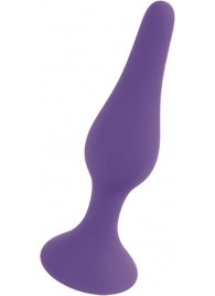 Фиолетовая анальная втулка Silcone Purple Plug Small - 10 см. - Boys of Toys в Брянске Фиолетовая анальная втулка Silcone Purple Plug Small - 10 см. - Boys of Toys