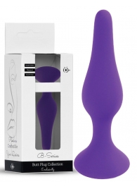 Фиолетовая анальная втулка Silcone Purple Plug Large - 12,5 см. - Boys of Toys в Брянске Фиолетовая анальная втулка Silcone Purple Plug Large - 12,5 см. - Boys of Toys