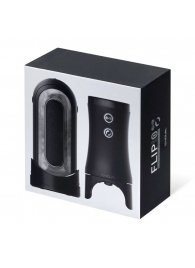 Набор Tenga Flip Zero Electronic Vibrotation: мастурбатор с вибрацией и устройство вращения - Tenga - в Брянске купить с доставкой Набор Tenga Flip Zero Electronic Vibrotation: мастурбатор с вибрацией и устройство вращения - Tenga - в Брянске купить с доставкой