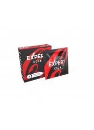 Презервативы с ароматом колы Expert Cola - 3 шт. - Expert - купить с доставкой в Брянске
