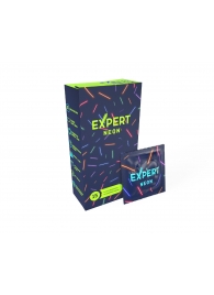 Светящиеся в темноте презервативы Expert Neon - 15 шт. - Expert - купить с доставкой в Брянске
