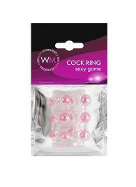 Прозрачная сквозная насадка на пенис с цветными шариками - Erowoman-Eroman - в Брянске купить с доставкой