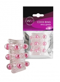 Прозрачная сквозная насадка на пенис с цветными шариками - Erowoman-Eroman - в Брянске купить с доставкой