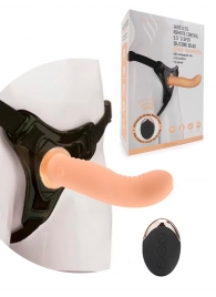 Женский вибрострапон со съемной насадкой и пультом ДУ - Erokay - купить с доставкой в Брянске