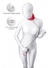 Красный ошейник с подкладкой из меха - ToyFa - купить с доставкой в Брянске