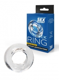 Прозрачное эрекционное кольцо-бублик - Sex Expert - в Брянске купить с доставкой