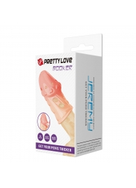 Телесная насадка на пенис Booker - 8 см. - Baile - в Брянске купить с доставкой