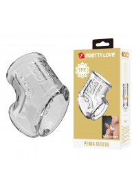 Прозрачная насадка на пенис и мошонку - Baile - в Брянске купить с доставкой