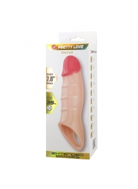 Телесная удлиняющая насадка на пенис Darnel - Baile - в Брянске купить с доставкой